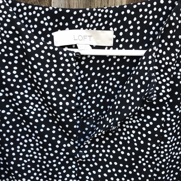 Loft Polka dot loft flowy top - Picture 3 of 4